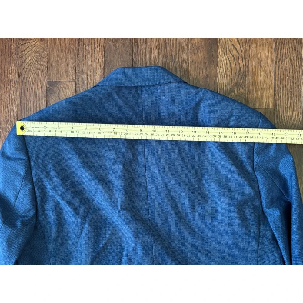 Brooks Brothers Explorer Regent Fit Blue Wool Blend Sport Coat Blazer 42R